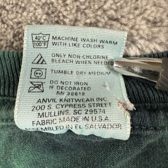 Vintage 90's Rainforest Saint Louis Zoo T Shirt 2XL Tie Dye Double Sided Graphic - Picture 8 of 10